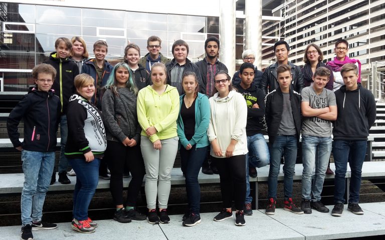 9. Klasse der Oberschule Paunsdorf zu Besuch im Landtag